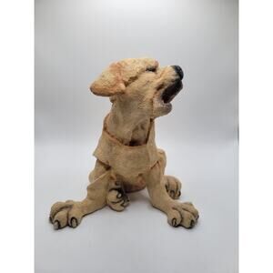 Yellow Lab Puppy A Breed Apart Dog Figurine #70207 2003 Country Artists Vintage